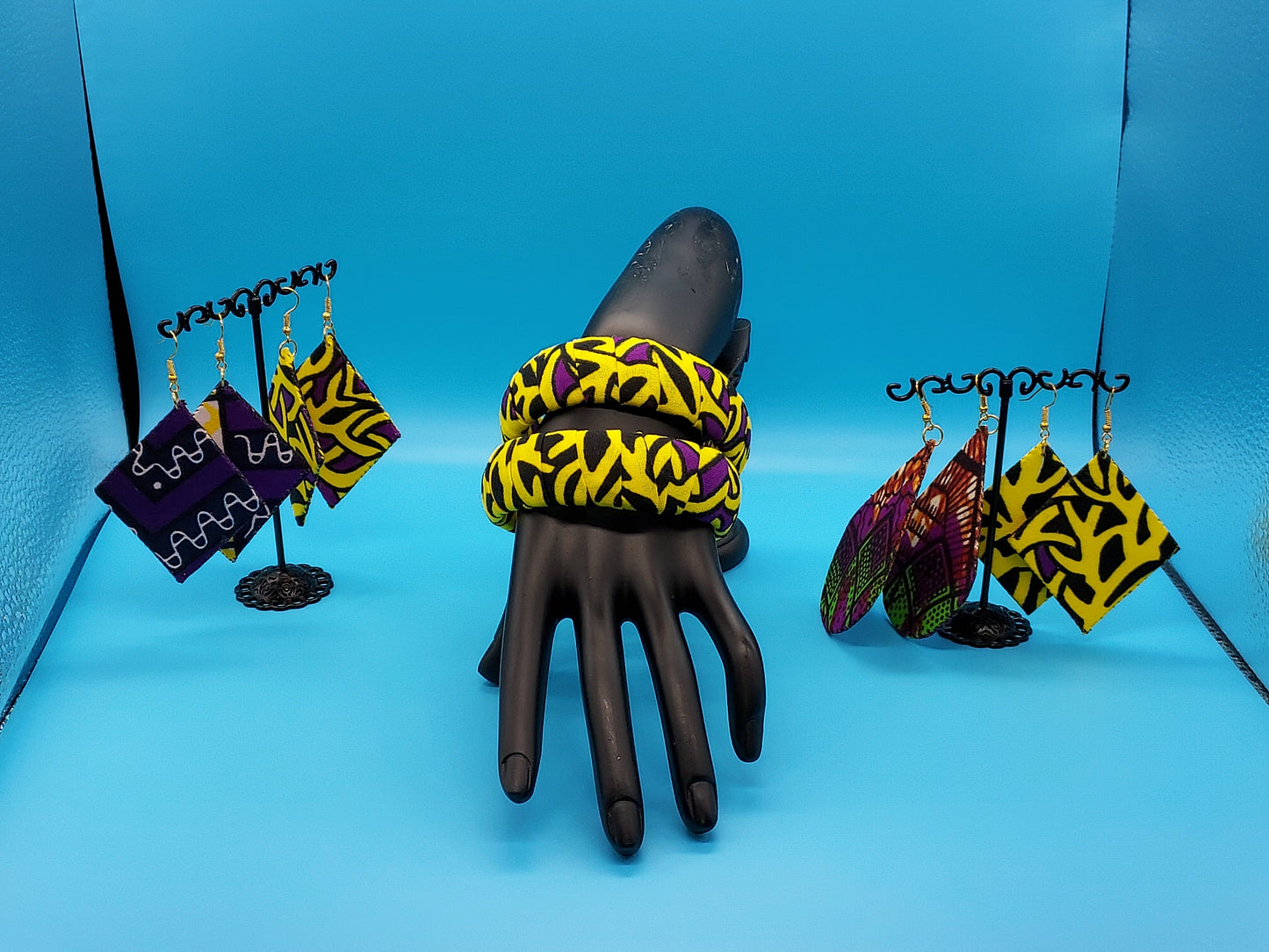 African style/Women Figuring design/Haitian Custom design Earring and Bracelet sets/