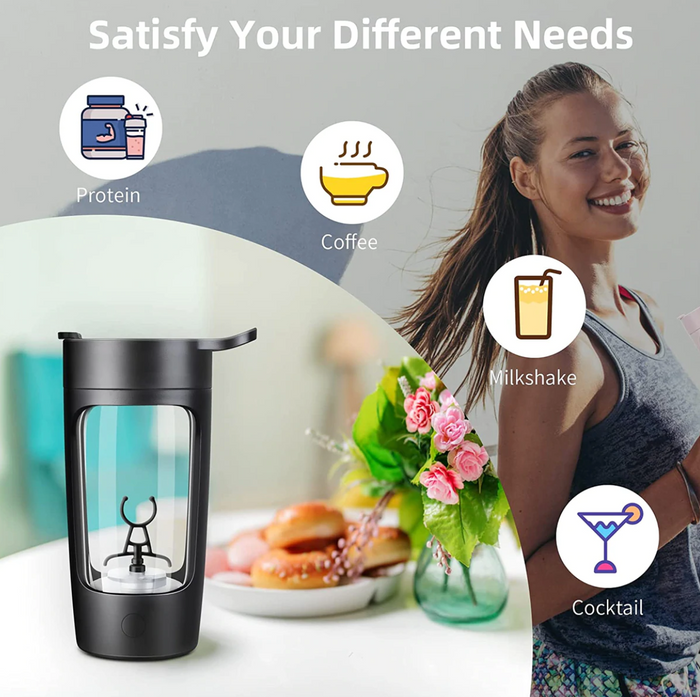 ShakeFine™ Automatic Protein shaker USB rechargeable