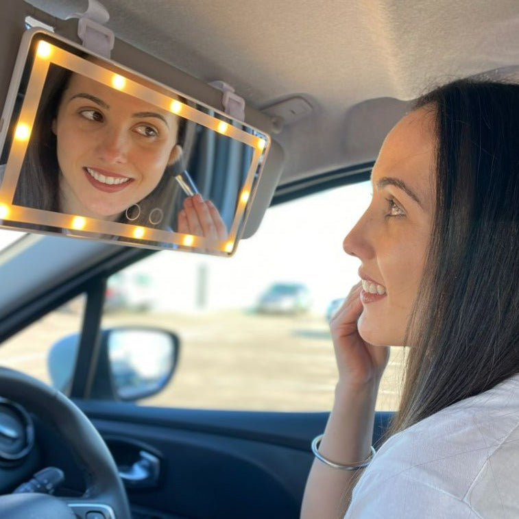 ShineGo™ Car Makeup mirror with Lights