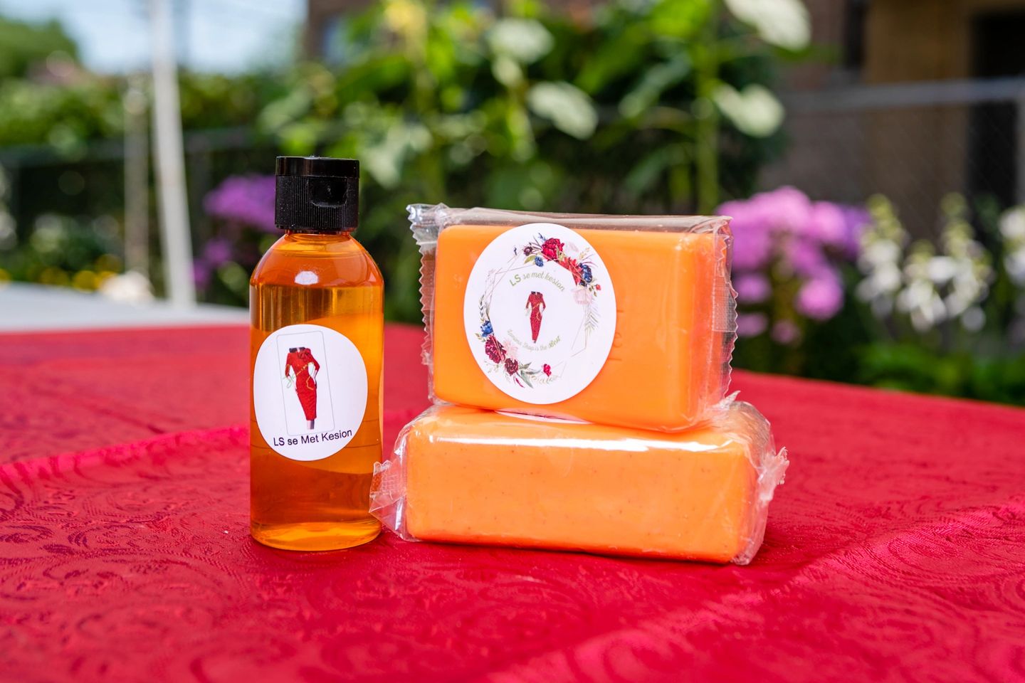 Carrot Soap and oil set for a beautiful silky skin